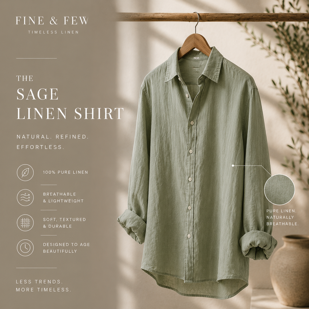 Sage Green Linen shirt