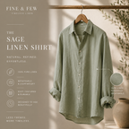 Sage Green Linen shirt