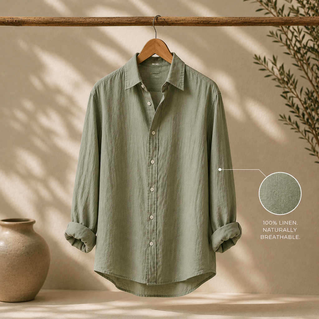 Sage Green Linen shirt