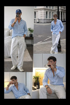 Blue Linen Shirt